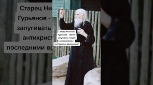 Хватит запугивать людей антихристом! Старец Николай Гурьянов