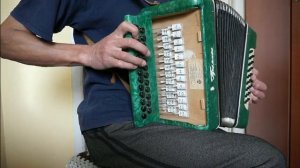 Мой конь (Гр. Любэ) разбор на гармони №-342 с цифрами