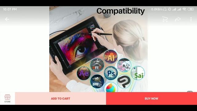 Huion Kamvas Pro 16 15.6 inch Graphic Tablet Monitor Battery-Free Pen Display Digital Tablet смотреть онлайн