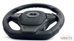 РУЛЬ НИВА 2021 ГОДА!!!  АНАТОМИЧЕСКИЙ РУЛЬ БАРС ЛЮКС СПОРТ НИВА УРБАН 4х4 и ВАЗ 2114 В КОЖЕ LADACPS