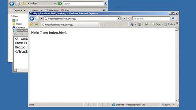 JAVA Web Application and Apache Tomcat смотреть онлайн