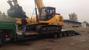 Отгрузка гусеничного экскаватора LiuGong CLG 925E.mp4