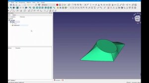 FreeCad Тонкостенная поверхность