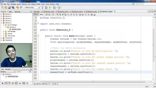 16. Programación en Java || Operadores || Ejercicio - Calificación final de un estudiante смотреть онлайн