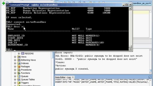 Oracle SYNONYMS - beginner смотреть онлайн
