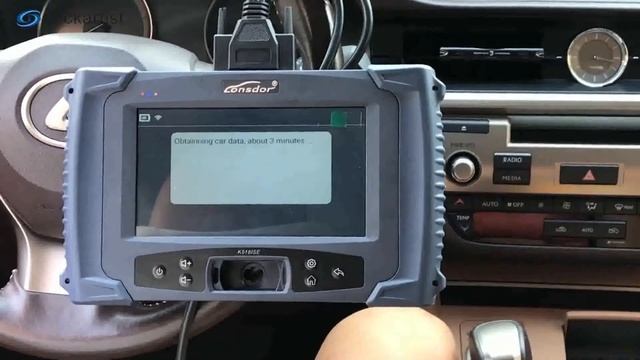 LEXUS ES200 key programming via OBD for all key lost by K518ISE with emulator1  Immo data backup 成品