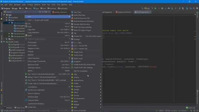 Kotlin. Как cоздать экран с вкладками TabLayout и FragmentPagerAdapter в Android смотреть онлайн