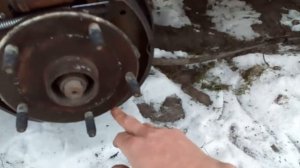 Замена задних тормозных колодок Ford transit 2002.