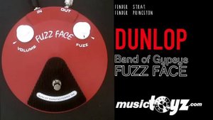 Dunlop Band Of Gypsys Fuzz Face Distortion Guitar Fuzz