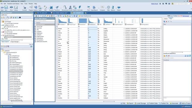 How to use transform and cleanse in Toad Data Point смотреть онлайн