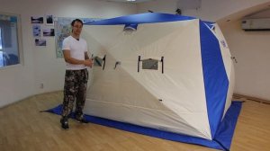 Палатка для зимней рыбалки Polar Bird 3 T Long+(Плюс), обзор новинки.