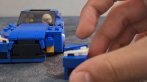 lego mitsubishi lancer moc | how i made it | fits 4 minifigs | no subtitles