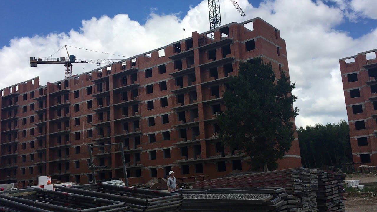 Жилой комплекс "Суздальский", обзор строительства Июнь 2019, Квартиры от застройщика +7(4012)902-446 смотреть онлайн