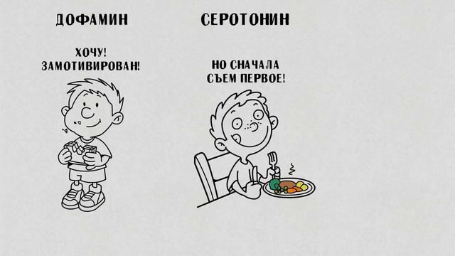 Чем заменить дешевый дофамин Как серотонин влияет на САМОДИСЦИПЛИНУ Химия силы воли - смотреть видео онлайн о