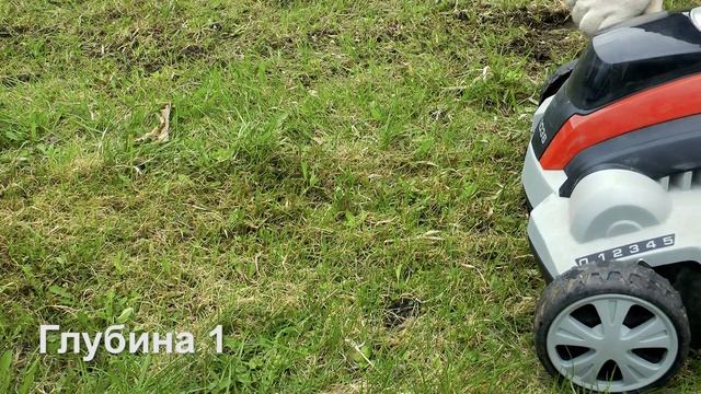 AL-KO Vertikutierer SF 4036: глубина обработки смотреть онлайн