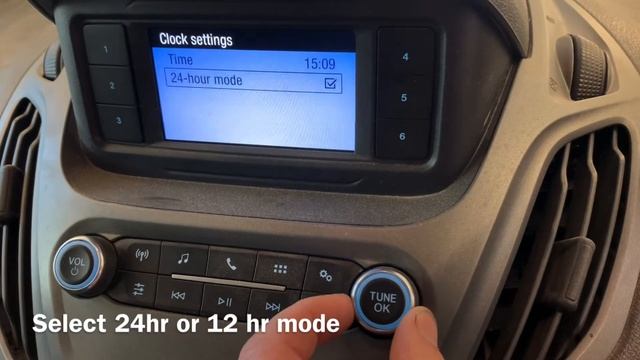 How to Set the Clock On A Ford Transit Connect Van смотреть онлайн
