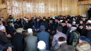 Мавлид кенхи на похоронах Ахмадуддина