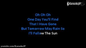 I'll Follow The Sun (Karaoke) - Beatles