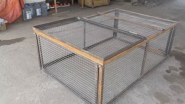 Разборная клетка для цыплят, своими руками. смотреть онлайн