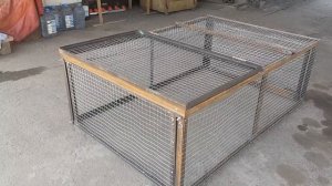 Разборная клетка для цыплят, своими руками.