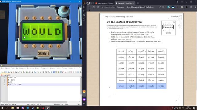 Keep Talking and Nobody Explodes | Как решить? | Password смотреть онлайн