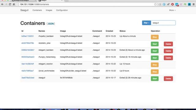 Seagull, a web monitor tool for docker смотреть онлайн