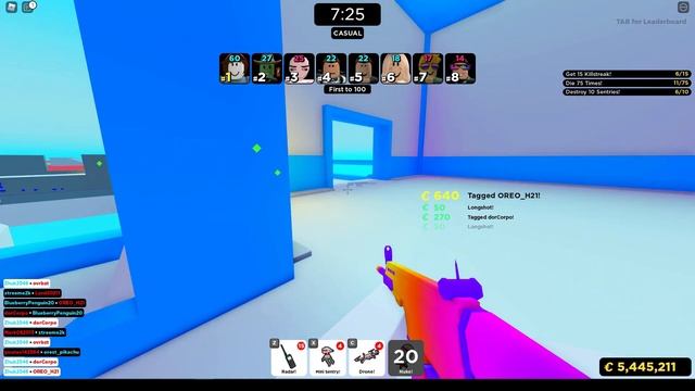 Разметал всех в Big Paintball в Roblox ! База противника №1 смотреть онлайн