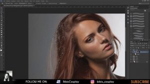 Speed editing Photoshop - Silk skin - Changing hair color  - Blur effect