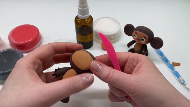 Лепим Чебурашку из воздушного пластилина смотреть онлайн