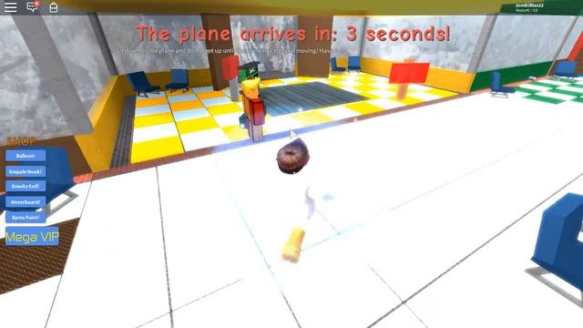 Падение выживание на самолёте ROBLOX! смотреть онлайн