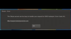 steam pc screen error