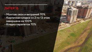 Мкр. Самолет 3 очередь, г. Краснодар, апрель 2022 г. Ход строительства