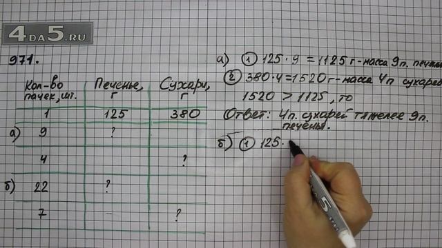 Упражнение 122 Часть 2 (Задание 971) – Математика 5 класс – Виленкин Н.Я. смотреть онлайн