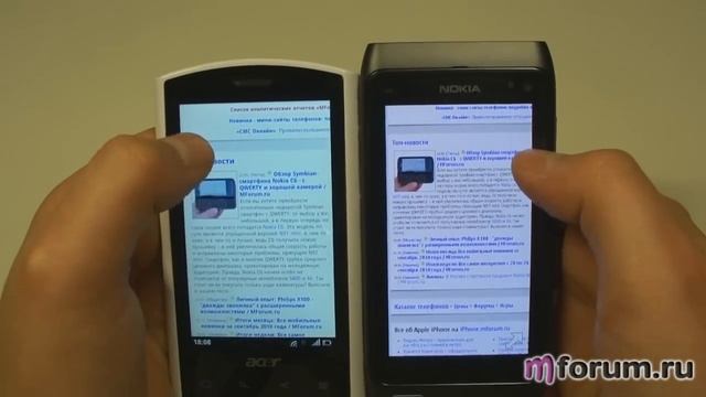 Nokia N8 и мобильный интернет смотреть онлайн