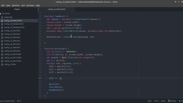 От 2D к 3D на JavaScript. Часть 1 смотреть онлайн
