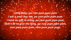 The Little Drummer Boy (Lyrics)