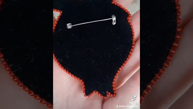 Брошь Гранат