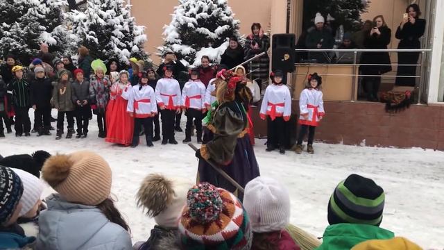 Школа лицей Достар - Праздник масленица 2 видео смотреть онлайн
