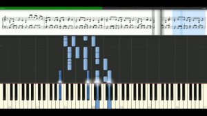 ABBA - Gimme gimme gimme [Piano Tutorial] Synthesia