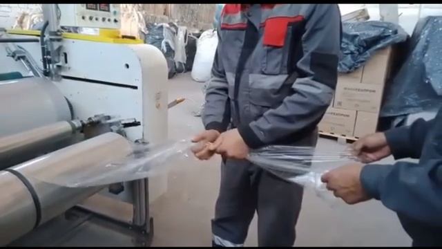 Автоматическая линия производства стрейч пленки, экструдер