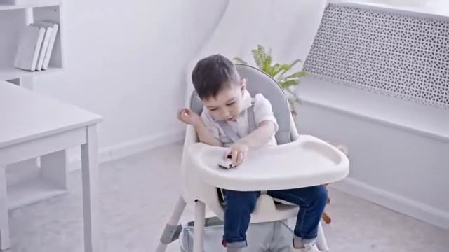 Детское переносное кресло для кормления, складной обеденный стул с регулируемой высотой, смотреть онлайн