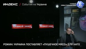 Рожин: Украина поставляет «пушечное мясо» для НАТО
