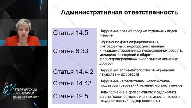 Доцент Синотова С.В.: Контрольная закупка в аптеке: подробности и рекомендации смотреть онлайн