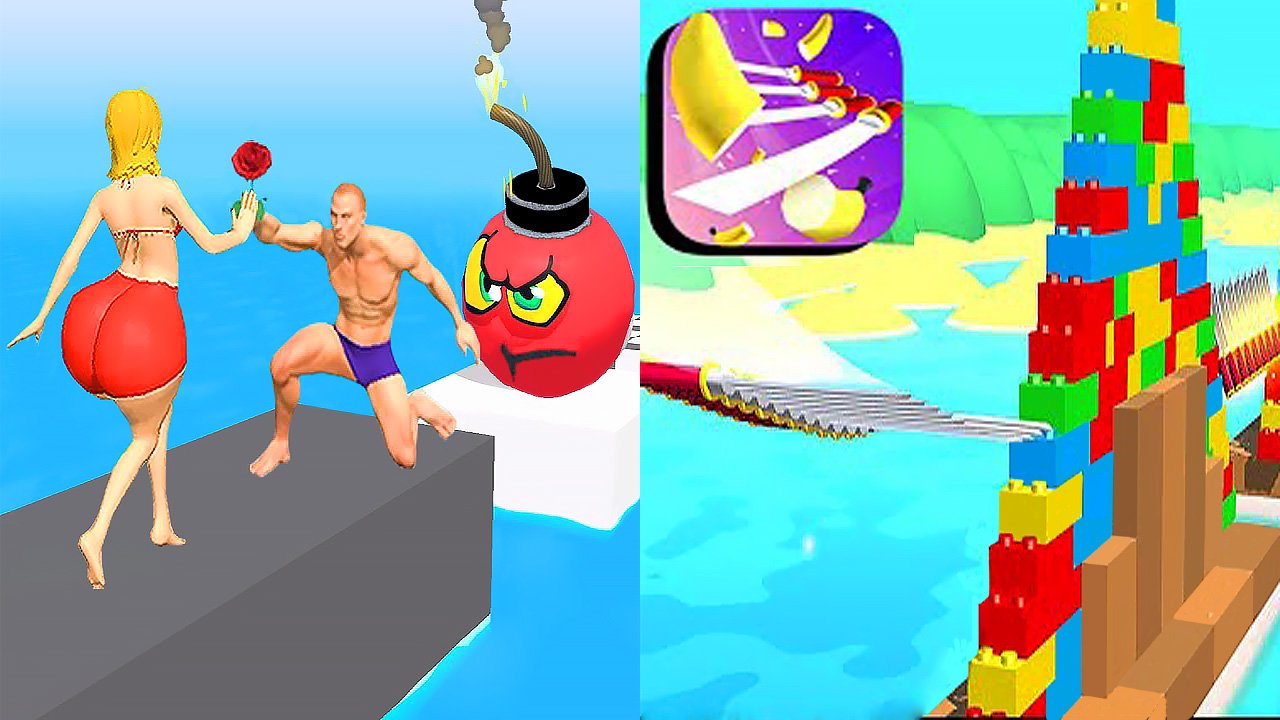 Мобильные игры Squeezy Girl и Flying Cut прохождение, геймплей и новые уровни для Android и iOS смотреть онлайн