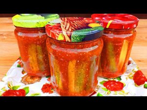 Огурцы в томате на зиму