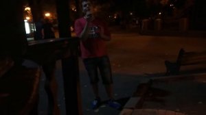 Караоке в парке) Руки Вверх - Он тебя целует.