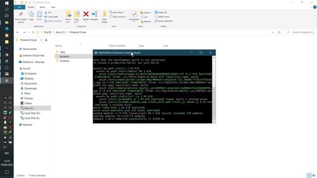 Pinterest Clone React JS MERN Stack - Project 22