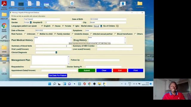 Hepatitis Management Database tool - Nimzoft #python #pysimplegui #database смотреть онлайн