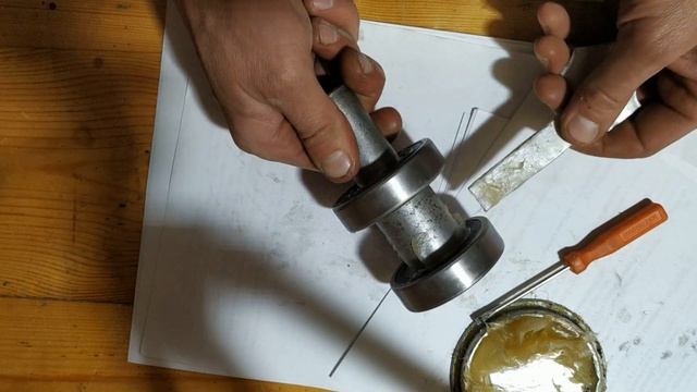 Замена подшипников в бетономешалке