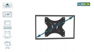Ridicon T844. Установка и особенности наклонного кронштейна Ridicon T844